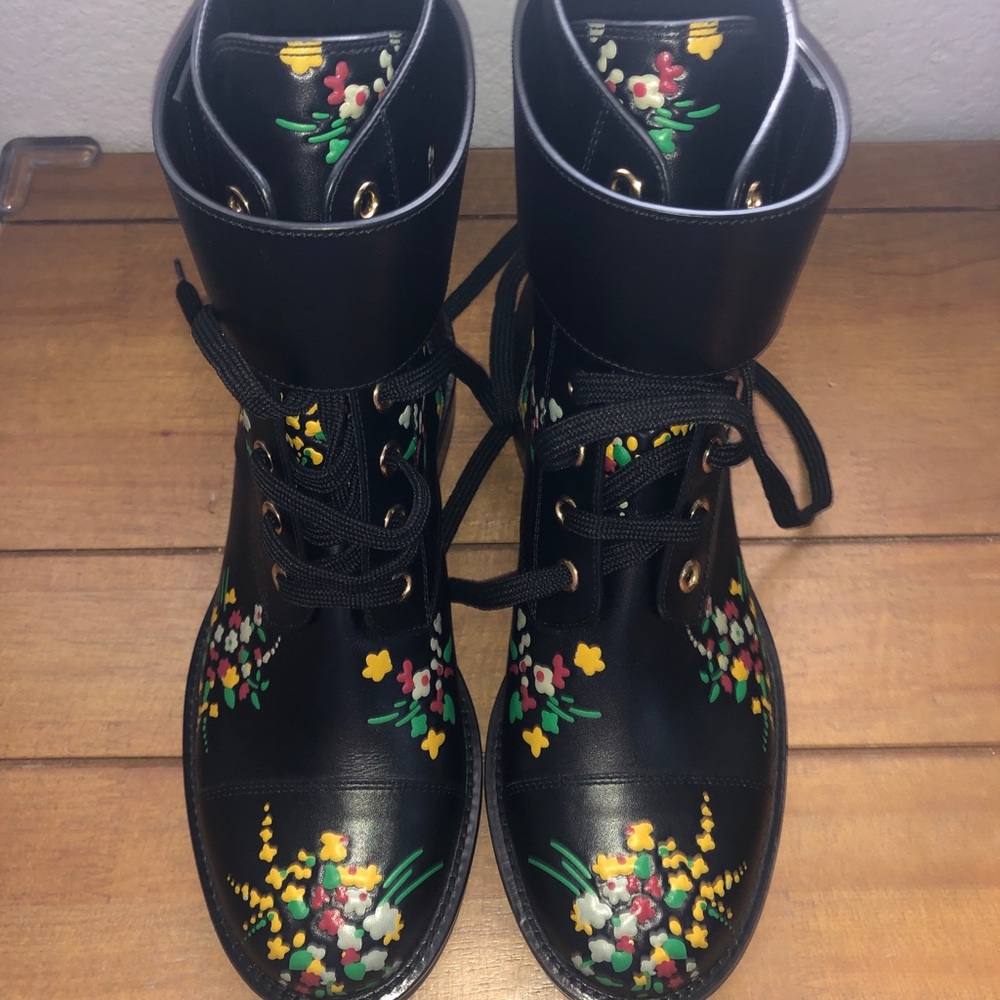 Louis Vuitton Black/Multi Wonderland Flat Ranger - Picture 3 of 5